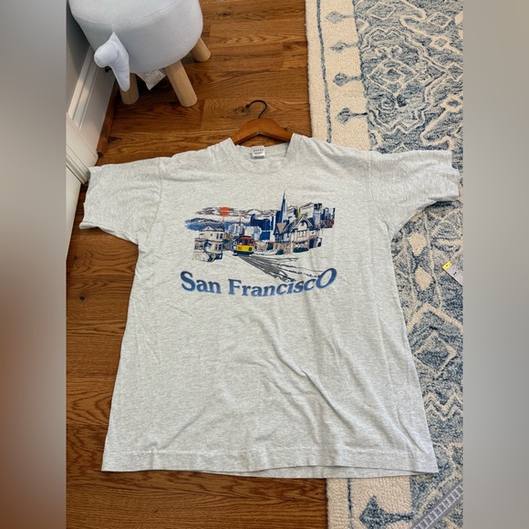 Vintage San Francisco T Shirt Fruit of the Loom Made in USA Size XL - Picture 9 of 12
